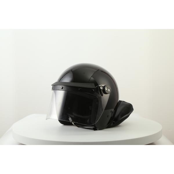 Черный анти- шлем бунта с забралом краткости защитной маски для русских полиции и армии