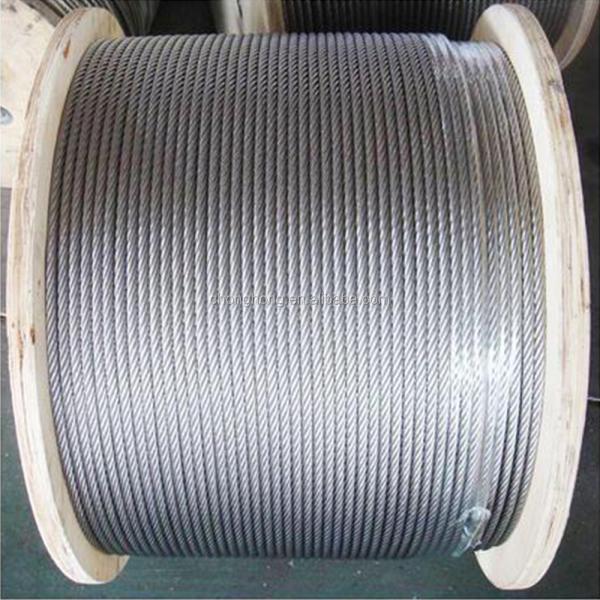 Steel Cable Rope 12mm Galvanized Wire Rope for Construction 6x19 Construction