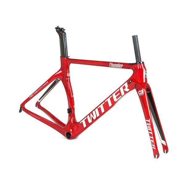 Рамка велосипеда дороги углерода колеса 700x25C, тормоз Frameset THUNDER-C 46cm оправы углерода