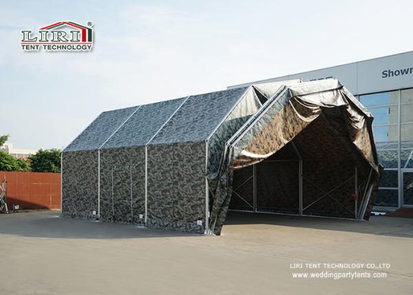 Hangar Relocatable 25 x dos aviões da cor da camuflagem parede 50 dura lateral COM alumínio e PVC