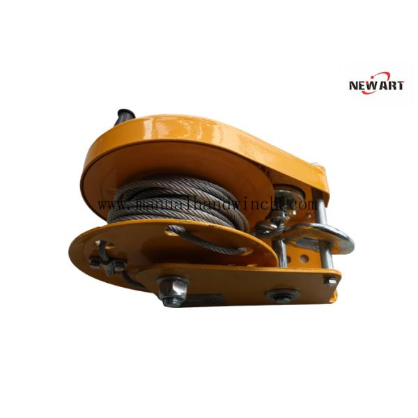 1800 LB Mini Manual Hand Winch Hand Operated Brake Winch For Boat Trailer / Construction