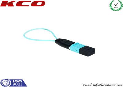 Mono cabo/tomada do laço de retorno da fibra ótica do modo MPO MTP para testes do cabo