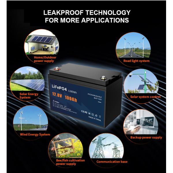 Жизнь цикла блока батарей 5000 ранга 12v 100Ah Lifepo4 для велосипеда тележки гольфа электрического