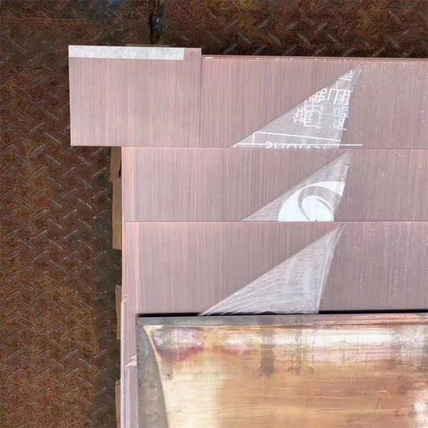 Water Rippled Color Stainless Steel Plate Metal Decorative Sheet ODM