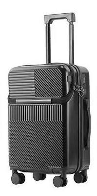 ABS Small Front Open Carry On Luggage Cabin Spinner Luggage Classical Design