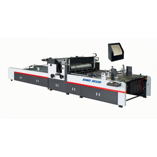 SINO JIGUO TC-1250A Automatic Window Patching Machine,Max. Working Speed:20000s/h (Depend on products size),Cardboard Paper Thickness:150-1500gsm,Film Sheet Thickness (mm):0.03-0.30