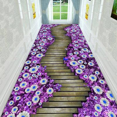 2m*50m Commercial Floor Mat 3D Printing Hotel Corridor Carpet Runners