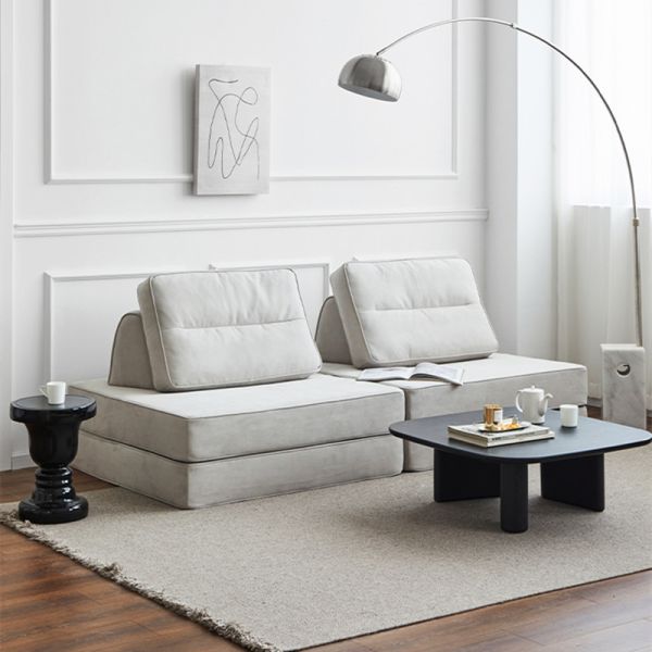 Modern Home Furniture Vacuum Packing Sofa Small Tofu Block Module Fabric Foldable Couch Compressed Sofa for Living Room