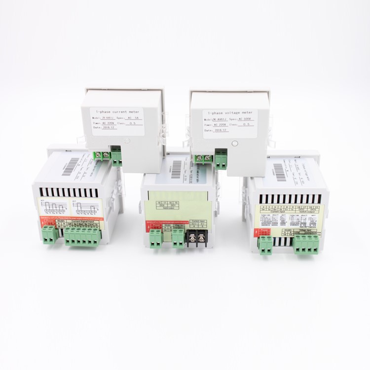 1 Phase Digital Voltmeter Ammeter hz Led 72*72 Multifunction Digital Panel Meter with Multifunction Meter Digital Ammeter