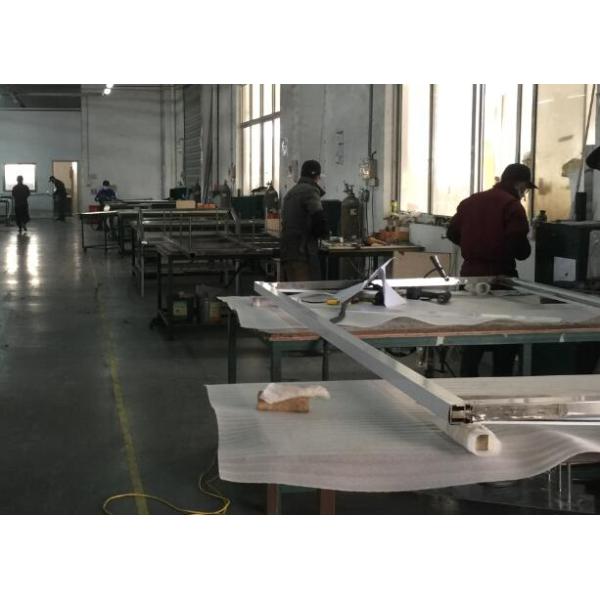 Simple Style Metal Living Room Coffee Table 1.5'' Wide C Shaped End Table