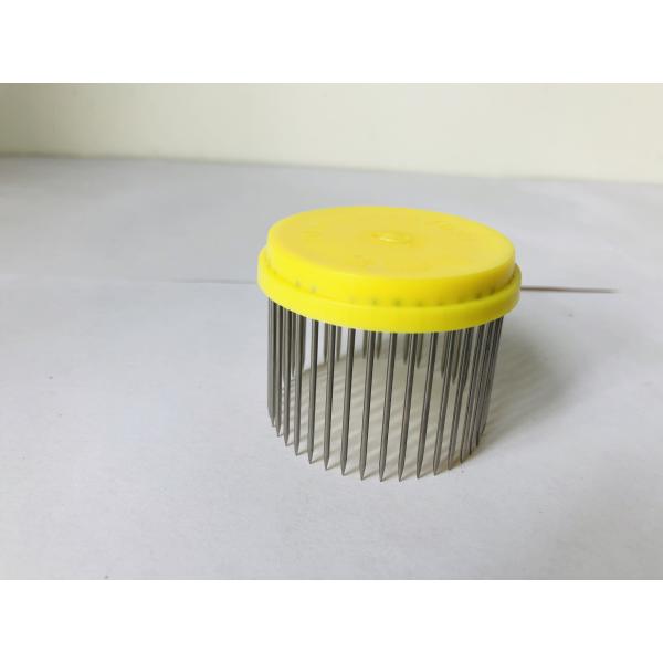 Color amarillo que se alza de la reina de la apicultura de la jaula de la reina de la aguja para la apicultura