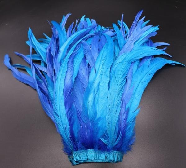 Eventos Supplies de Festa 10-12 polegadas Cock Coque Flores Fringe Trim com fitas de fita de cetim