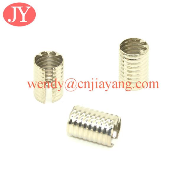 Silver Plated Metal Rope Cord End Clip For Jewelry Findings