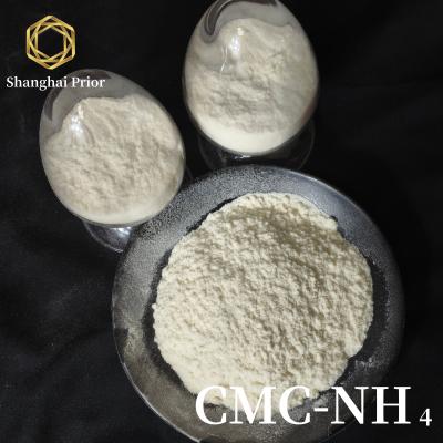 Low residual carboxymethyl cellulose ammonium after calcination