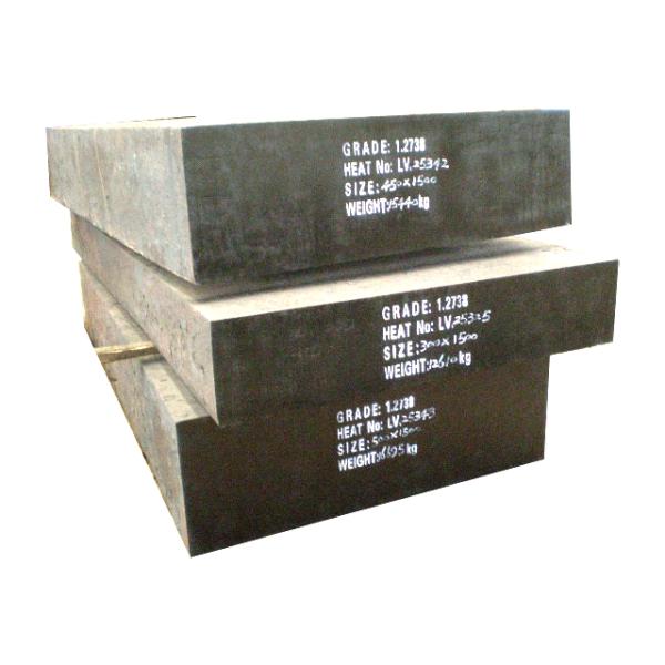 Black Surface Plastic Die Forged Steel Block 1.2738 P20+Ni 718 With Thickness 300-810mm