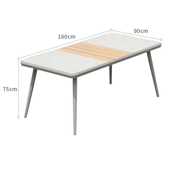 Outdoor Furniture Customized Luxury Woven Wicker Chairs And Table Garden Patio Dining