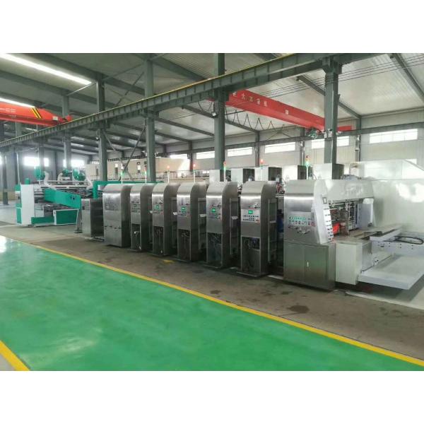 Встроенное промышленное предприятие коробки коробки Flexo автоматическое для рифленых коробок
