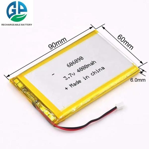3.7V 4000mAh 14.8Wh Lithium Li Ion Polymer Battery 606090 626294
