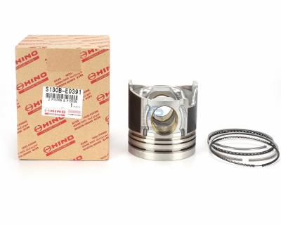 VHS130BE0391 Piston+ Ring Assembly  FOR HINO ENGINE J05E J08E KOBELCO EXCAVATOR PARTS