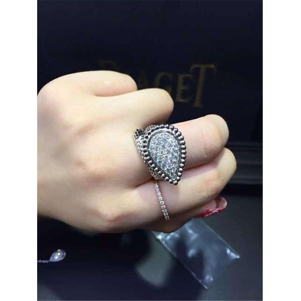 Jewelry factory in Shenzhen, China Br diamond ring 18k white gold yellow gold rose gold diamond ring