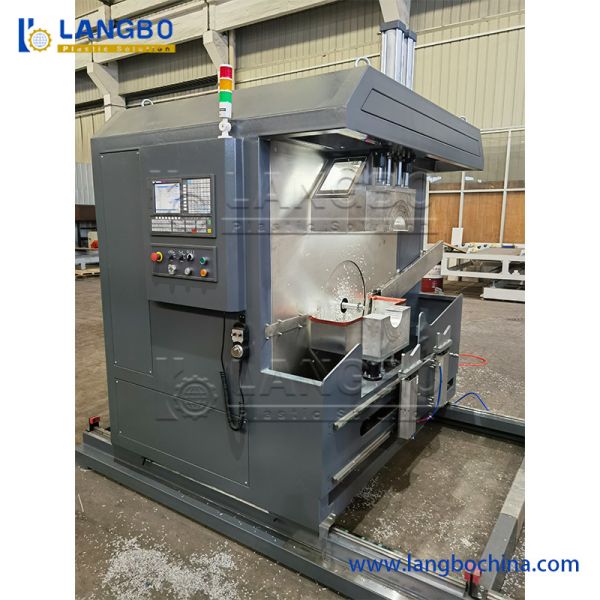 Machine de production de tuyaux filetés en PVC, machine de fabrication de tubes, ligne d'extrusion de plastique