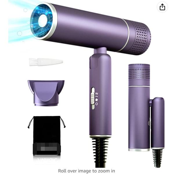 Легкая 1400w высокоскоростная сушилка для волос компактный водяной охлаждающий ш