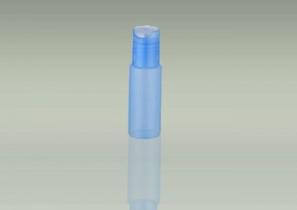 Blue Frosted Airless Cosmetic Packaging 4 Oz Lotion Bottles