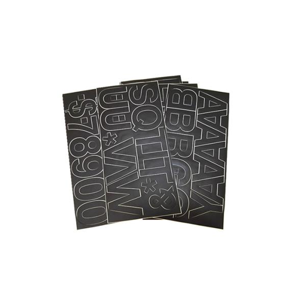 Съемные слипчивые письма винила, изготовленные на заказ стикеры литерности винила, слипчивые письма для знаков