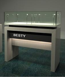 Color Matching Jewellery Display Showcase