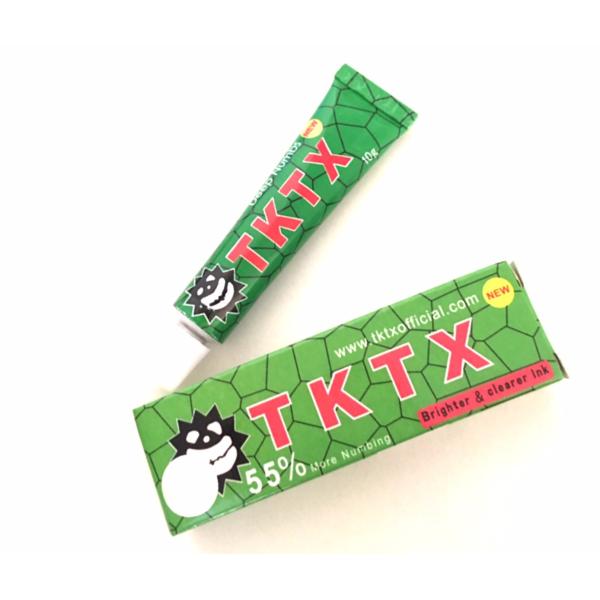 Извлекать волос лазера 10g сливк 55% первоначальной зеленой татуировки TKTX немея