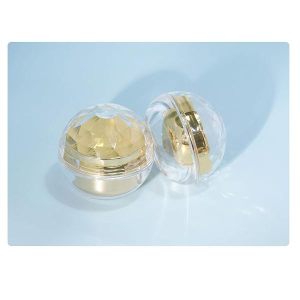 Des pots de crème pour le visage de luxe 15g 20g 30g 50g Des pots cosmétiques en plastique pour le sérum de soins de la peau