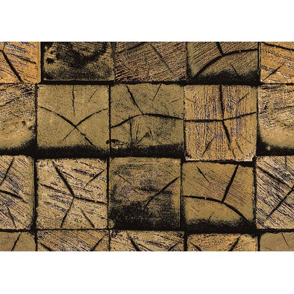 деревянные печатая обои украшения живущей комнаты ПВК 3Д материальные для 0.53*10М