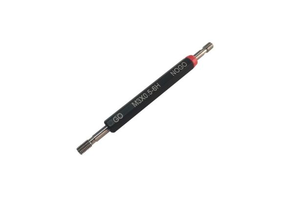 M3.0 Metric Plug Gauge Go and NoGo Type for Machining Threaded Parts Inspection