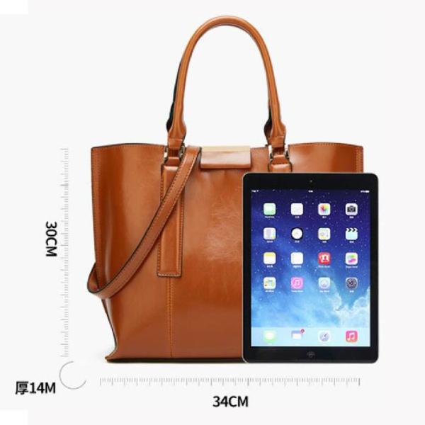 Сумки Tote разносторонних ретро женщин плеча кожи одного воска масла