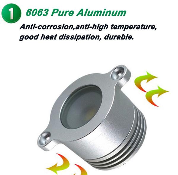 1W Epistar LED  Handrail Railing light DC12V Waterproof IP67 for Sidewalk railing outdoor lighting, 5 year warranty