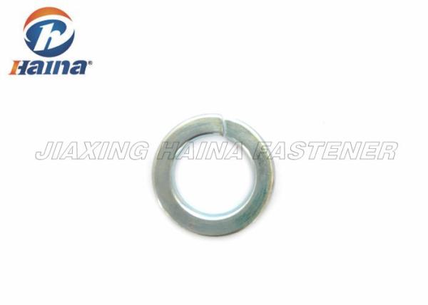 Split Spring Washer For Railway , Anti Loose Split Ring Washer With Square Ends