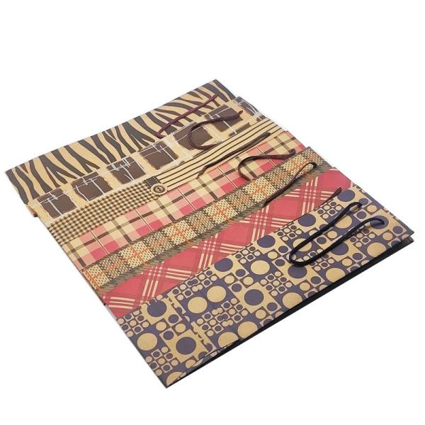 Sacos de embalagem biodegradáveis ​​CMYK Artesanato Kraft Mercearia Take Away Saco de papel para alimentos