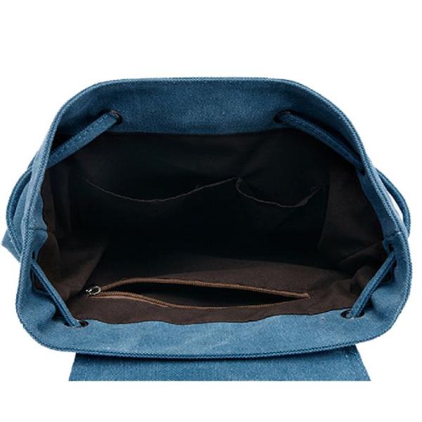 Рюкзак холста Drawstring девушек случайный с регулируемыми ремнями