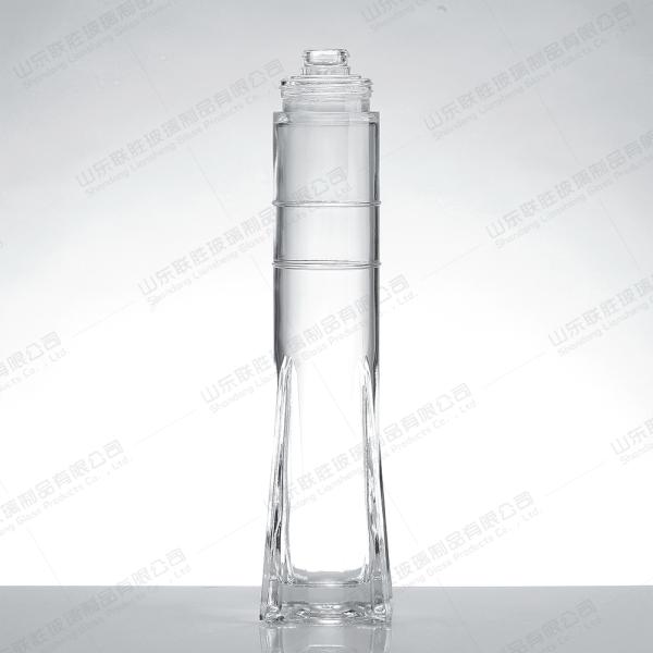 Стеклянный прямоугольник Пустой квадрат Пить джин Xo Бренди Водка Виски Ром Ликер бутылка