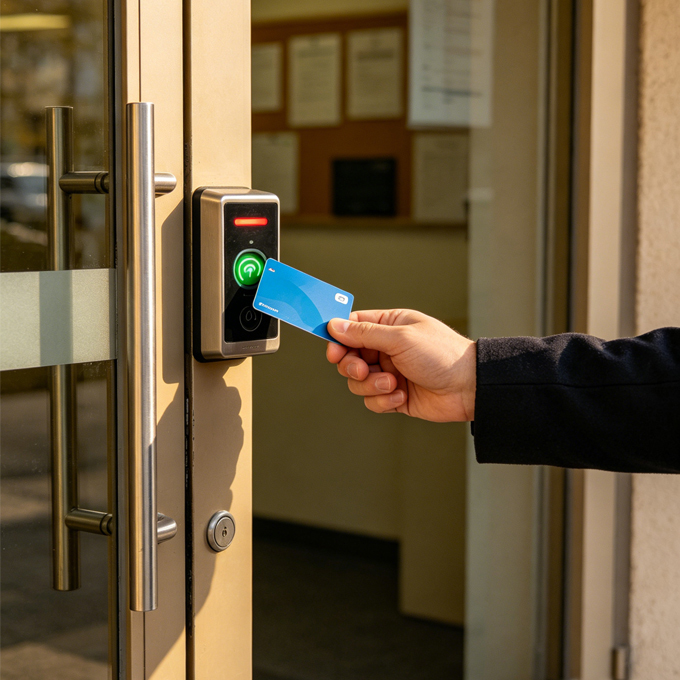 T5577 Proximity Card with 125KHz Frequency Read & Write Function and White PVC Material for Access Control