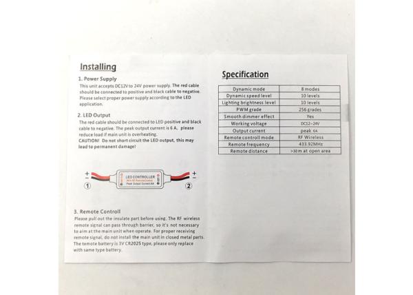 11 Keys Rf Wireless Led Dimmer