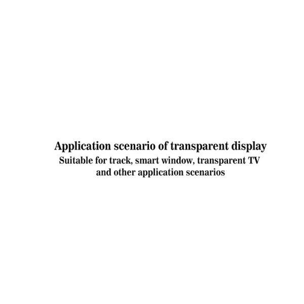 55 Inch 4k Ultra Thin OLED Transparent Screen 400nit For High Definition Digital Display