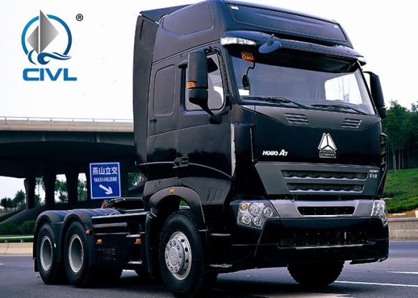 Double Sleepers International Tractor Truck SINOTRUK HOWO A7 LHD 6X4 Euro2 420HP ZZ4257V3247N1B