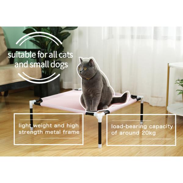 Washable Square Pet Beds with Metal Frame and Heavy Denier 3D Mesh Various Colors