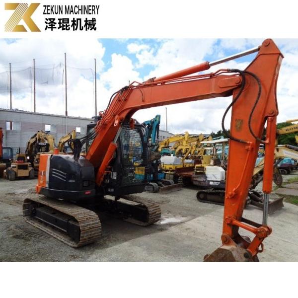 Construção de Edifícios Japão Importado 7,5 toneladas Usado Hitachi ZX75 Excavator Isuzu Motor ZX75US-A 40.3Kw