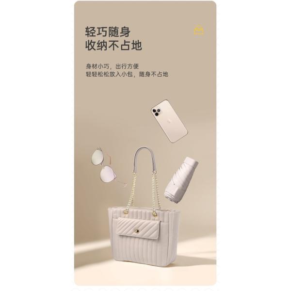 Mini Travel Compact Windproof Umbrella Small Folding Lightweight Sun & Rain Umbrellas with UV Protection