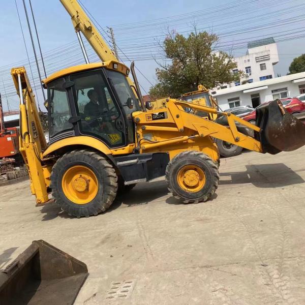 Used Japan Original JCB 15TON Backhoe Loader Crawler Moving with HAWE Hydraulic Pump