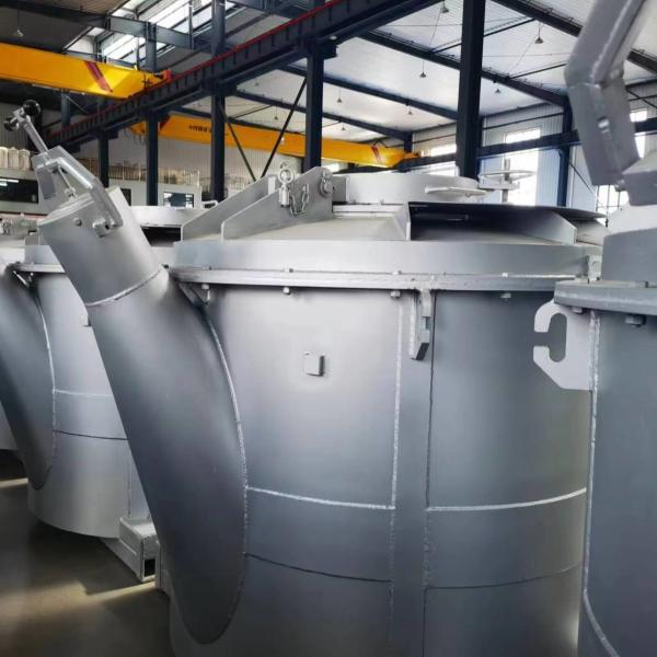 Customizable Capacity Kg 500~3000 Molten Aluminum Transfer Ladles For Aluminum Production