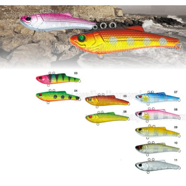 New design best sale 7g 7cm plastic wobber fishing lure