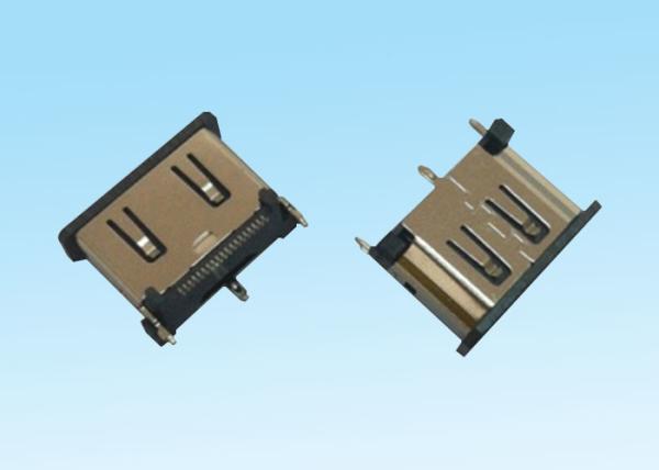 Tipo video Pin SMD SMT do conector de cabo A de HD 1080P HDMI da fêmea 19 do vertical
